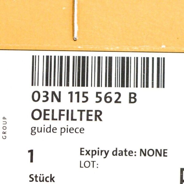 03N115562B - Audi A3 8V oil filter 03N115562B new
