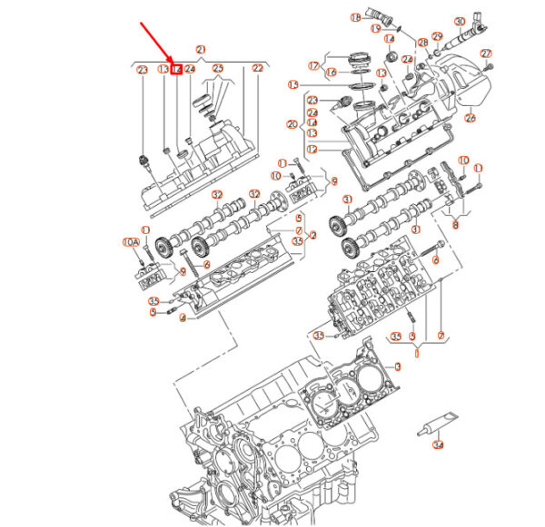 059103085L - NEW AUDI A6 C7 OIL WAVE SEAL 059103085L
