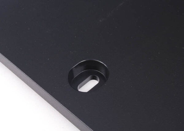 8T0827113A01C - AUDI A3 A4 S4 A5 S5 Q5 REAR LICENSE PLATE BRACKET BLACK 8T0827113 A01 08-16 NEW