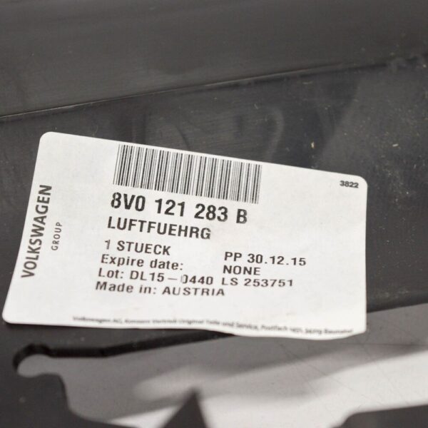 8V0121283B - NEW AUDI A3 8V AIR DUCT LEFT DEFLECTOR 8V0121283B ORIGINAL