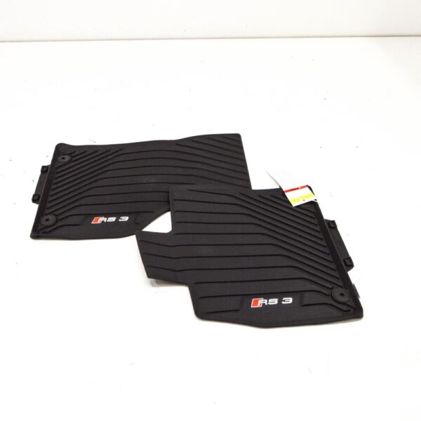 8V6061221041 - Audi A3 8V front RS3 rubber floor mats black LHD 8V6061221041 new