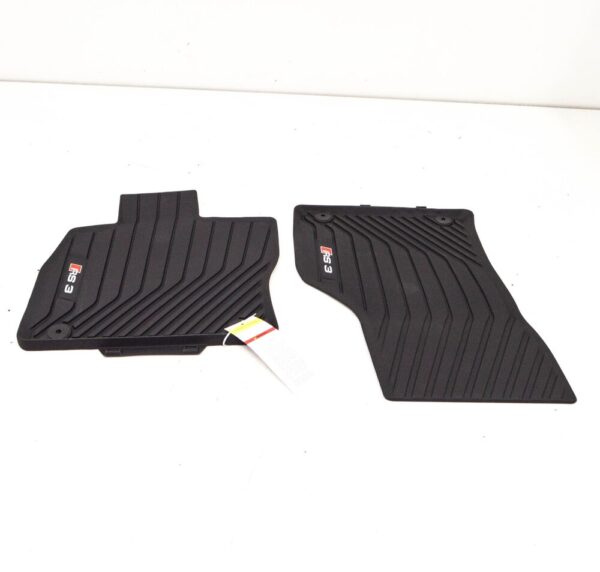8V6061221041 - Audi A3 8V front RS3 rubber floor mats black LHD 8V6061221041 new