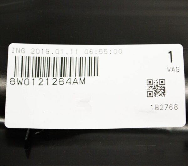 8W0121284AM - NEW AUDI A4 AVANT 8W OUTER RADIATOR AIT DUCT RIGHT 8W0121284AM ORIGINAL