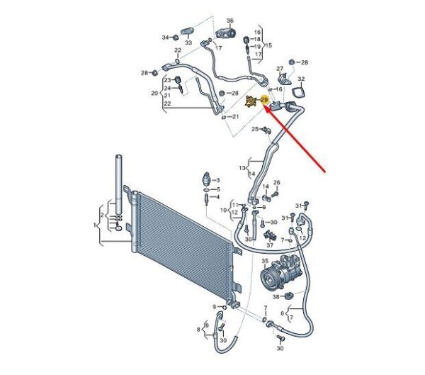 8W0816205D - AUDI A4 B9 Valve Support 8W0816205D NEW GENUINE