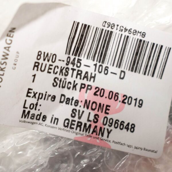 8W0945106D - AUDI A4 B9 Rear Light Reflector Right 8W0945106D NEW GENUINE