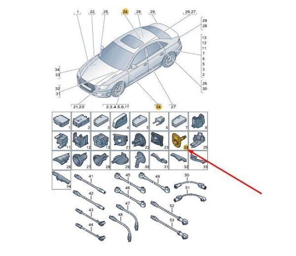 8W0971908 - AUDI A4 B9 Bungs 8W0971908 NEW GENUINE
