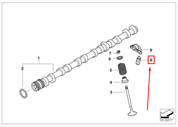 11337605330 - NEW BMW X3 E83 HYDRAULIC VALVE LIFT 11337605330 7605330 ORIGINAL