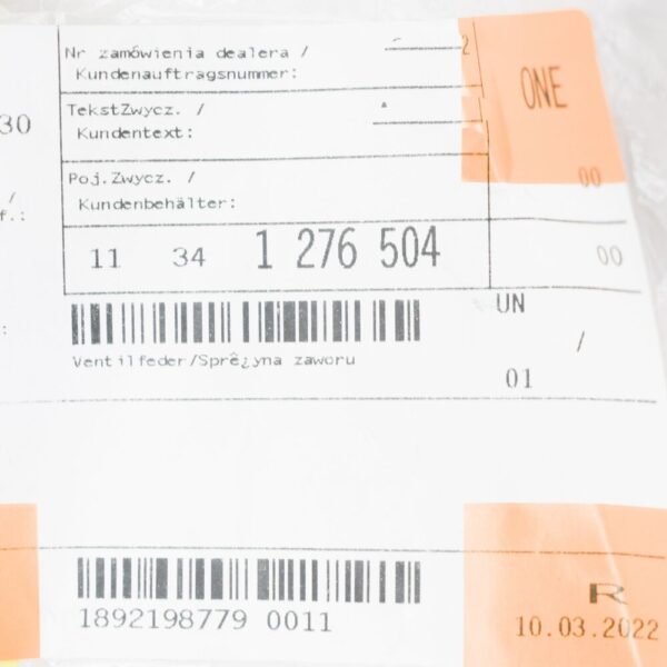 11341276504 - BMW 6 E24 engine valve spring 11341276504 NEW ORIGINAL