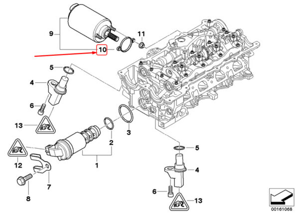 11377501015 - OEM BMW 1 E87 VALVETRONIC DRIVE GASKET 11377501015 7.501.015 GENUINE