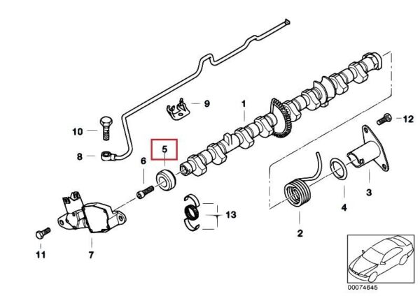 11377534164 - NEW BMW 1 E82 COUPE 2 0I VALVETRONIC WAVE MAGNETRAD 11377534164 ORIGINAL
