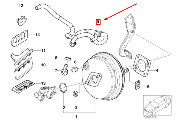 11617836745 - BMW 3 Convertible E46 Suction Jet Pump 7836745 11617836745 NEW GENUINE