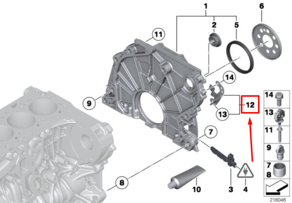 11668508198 - NEW BMW 3 F30, F80 ENGINE VACUUM HOSE BRACKET 11668508198 8508198 ORIGINAL