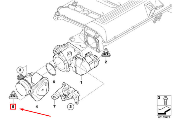 12521438159 - NEW BMW X5 E70 CONNECTION HOUSING 12521438159 1438159 ORIGINAL