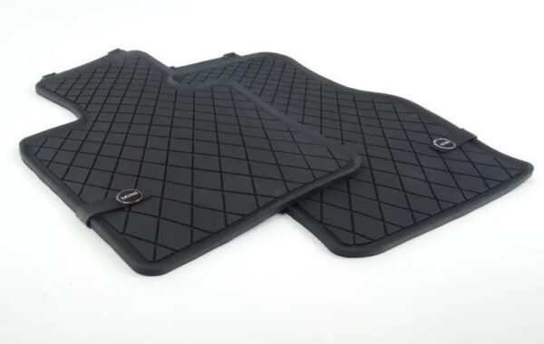 51472354155 - New OEM MINI F55 F56 F57 LHD Essentials Front Rubber Floor Mats Set 2354155