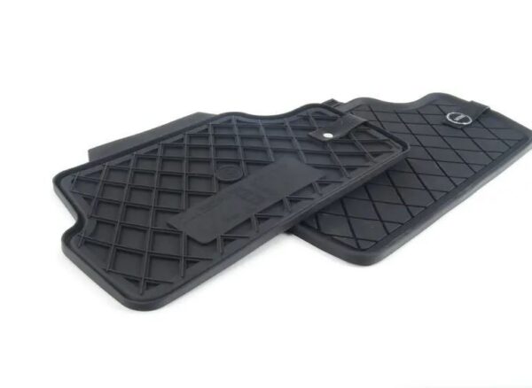 51472354164 - New Genuine Mini F56 3-Door Rear All-Weather Essential-Black Floor Mats 2354164