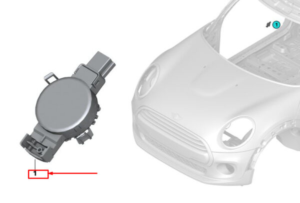 61359877612 - MINI COOPER F55 Front Rain Sensor 61359877612 9877612 NEW Original