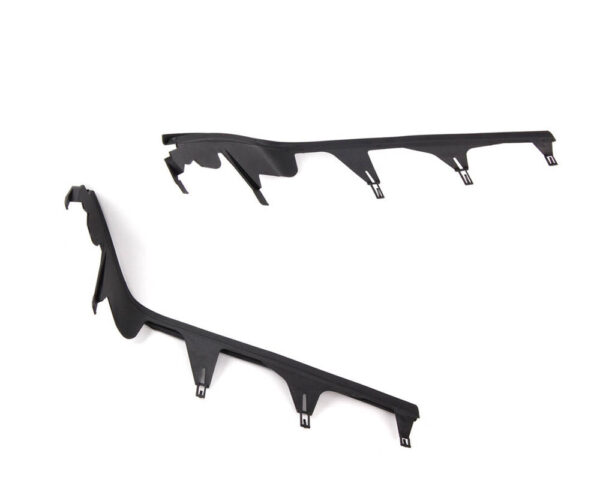 63128384487 - BMW 3 SERIES E46 SET OF FRONT HEADLIGHT UPPER COVER STRIPS L+R NEW