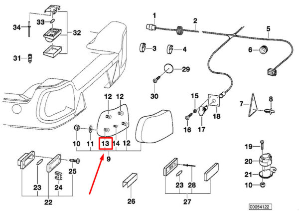63217160793 - NEW BMW 114 89V3 E12 E21 E23 E24 E28 E3 E30 E31 E32 BULBS 63217160793 84-03