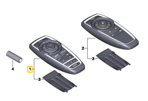 65129231372 - NEW BMW 5 F07 F10 7 F01 F02 F04 SERIES REAR REMOTE CONTROL 65129231372 09-14