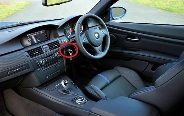 66126945429 - NEW BMW 3 E90 E91 E92 E93 IGNITION KEY SLOT COVER TRIM BLACK RHD 6945429