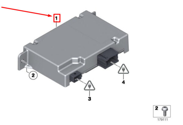 66519307422 - BMW 7 F01, F02 Camera Control Unit 66519307422 9307422 NEW GENUINE