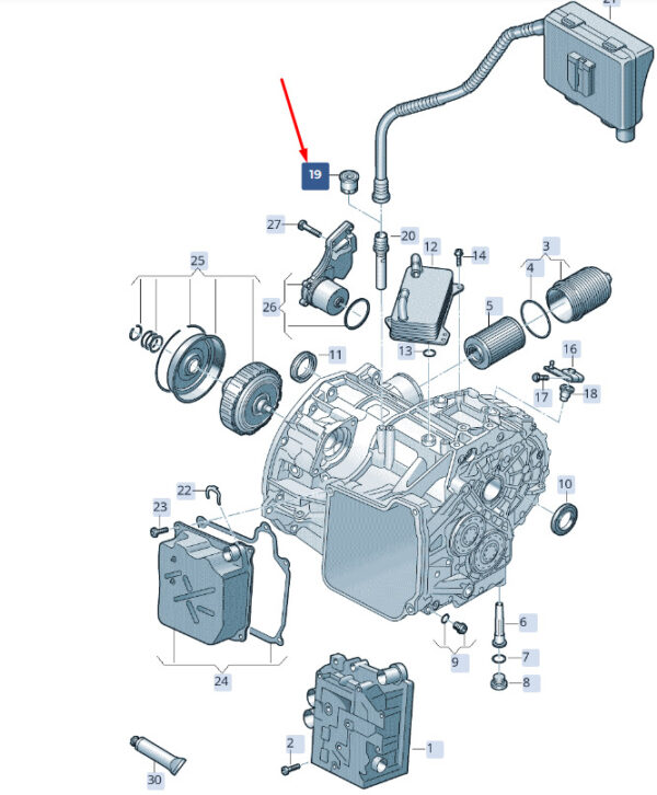 0GC301485 - New SKODA SUPERB MK3 Gearbox Venting Cap 0GC301485