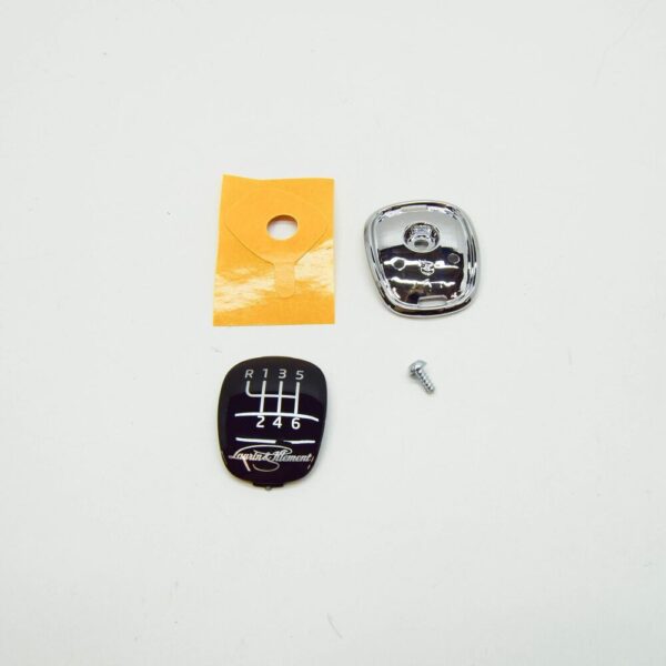 5E0798117C - NEW SKODA SUPERB MK3 GEARSTICK KNOB BADGE REPAIR SET 5E0798117C ORIGINAL