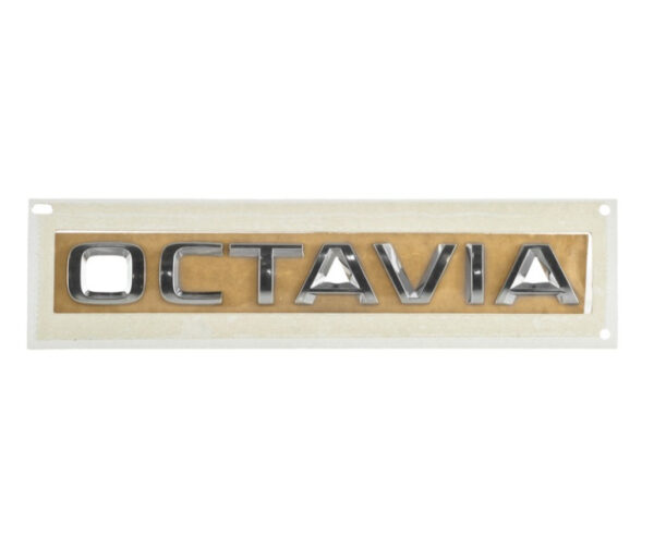 5E0853687 - ŠKODA OCTAVIA 5E TAILGATE EMBLEM LOGO 5E08536872Z, Original