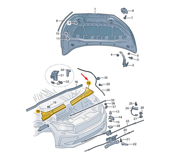 5LA8194159B9 - ŠKODA ENYAQ IV windscreen front left 5LA8194159B9, original part