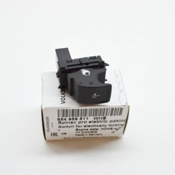 654959511WHS - SKODA KAMIQ Folding Tow Hitch Switch 654959511WHS NEW GENUINE