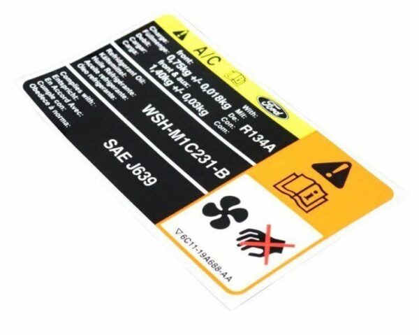 1443887 - NEW FORD TRANSIT MK3 STICKERS 1443887 6C11-19A688-AA ORIGINAL