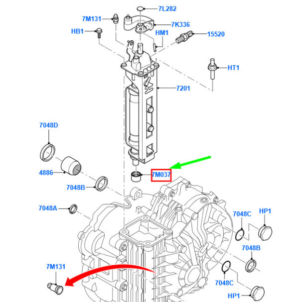 1585877 - NEW FORD KUGA MK1 C394 GEAR SHAFT MANUAL TRANSMISSION NEEDLE BEARINGS 1585877 ORIGINAL