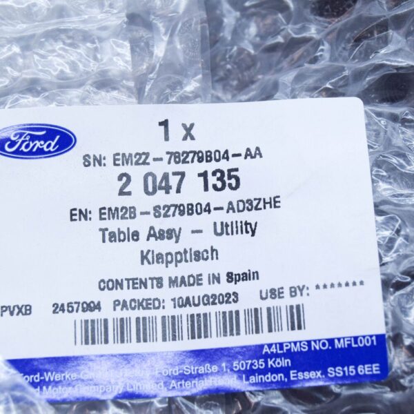 2047135 - FORD GALAXY MK3 CD390 FRONT SEAT BACK UTILITY TABLE 2047135 NEW GENUINE