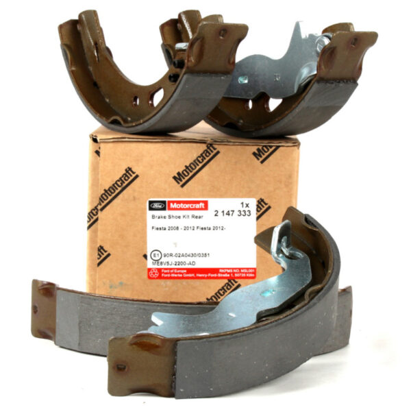 2147333 - NEW FORD FIESTA MK6 REAR BRAKE SHOES KIT 2147333 ME8V5J-2200-AD ORIGINAL