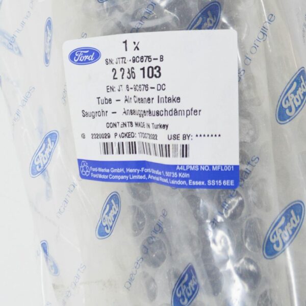 2236103 - FORD TOURNEO COURIER AIR CLEANER INTAKE TUBE 2236103 JT76-9C676-DC NEW GENUINE