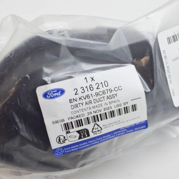 2316210 - FORD TOURNEO CONNECT MK2 AIR CLEANER INTAKE TUBE 2316210 NEW GENUINE
