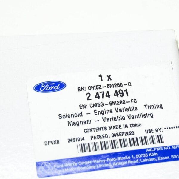 2474491 - FORD FIESTA MK7 ENGINE VARIABLE TIMING SOLENOID 2474491 NEW GENUINE