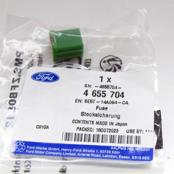 4655704 - FORD TRANSIT MK4 CIRCUIT BREAKER 40 AMP 58 VOLT SOCKET GREEN 4655704 NEW