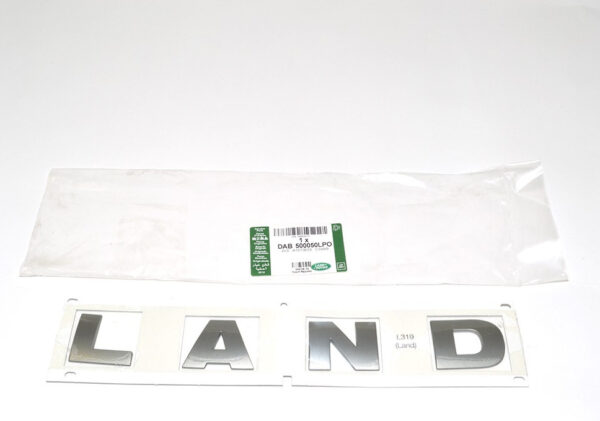 DAB500050LPO - LAND ROVER DISCOVERY 3 Front LAND Nameplate DAB500050LPO New Original
