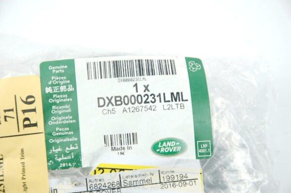 DXB000231LML - ORIGINAL LAND ROVER Range Rover Sport 05-09 Front Graft Fog Blender s