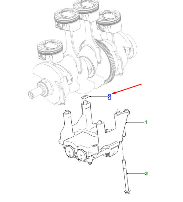 JDE28156 - JAGUAR F-PACE X761 Balancing Shaft Adjuster Disc JDE28156 NEW GENUINE