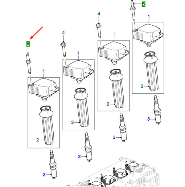 JDE30275 - JAGUAR F-PACE X761 IGNITION COIL BOLT JDE30275 NEW GENUINE