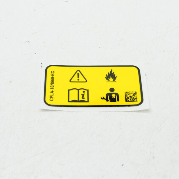 LR048568 - LR DISCOVERY 4 L319 AIR CONDITIONER STICKER LR048568, NEW, ORIGINAL