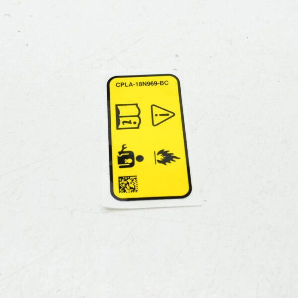 LR048568 - LR DISCOVERY 4 L319 AIR CONDITIONER STICKER LR048568, NEW, ORIGINAL