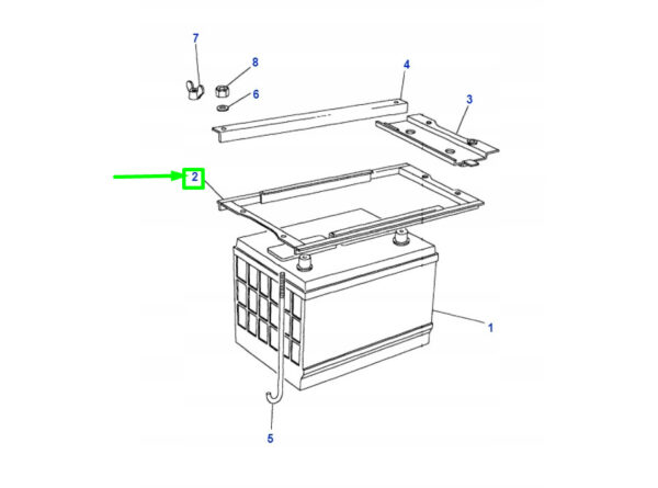 NRC5387 - Land Rover Defender L316 Battery Cover NRC5387 NEW ORIGINAL