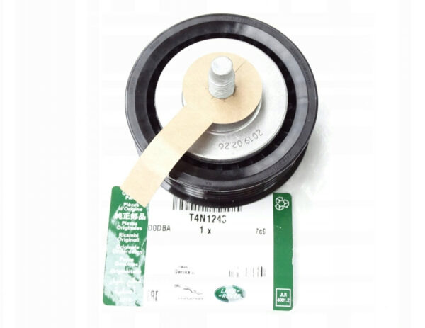 T4N1243 - JAGUAR XJ X351 Left Drive Belt Diversion Roller T4N1243 NEW ORIGINAL