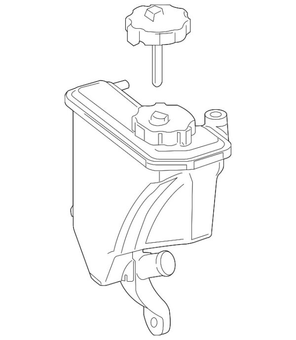 A0004603683 - NEW MERCEDES-BENZ SLK CLASS POWER STEERING RESERVOIR A0004603683 GENUINE