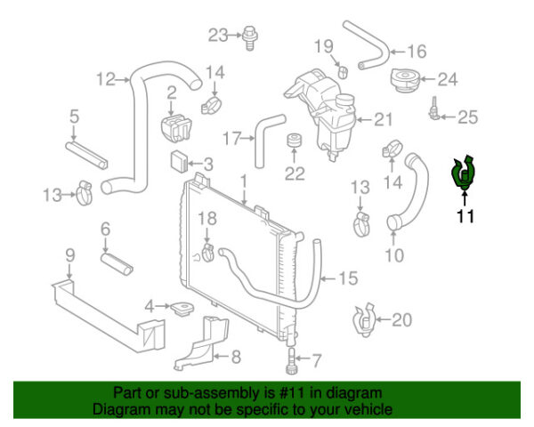 A0005011520 - NEW MERCEDES-BENZ SLK CLASS LOWER COOLER HOSE CLAMP A0005011520 ORIGINAL