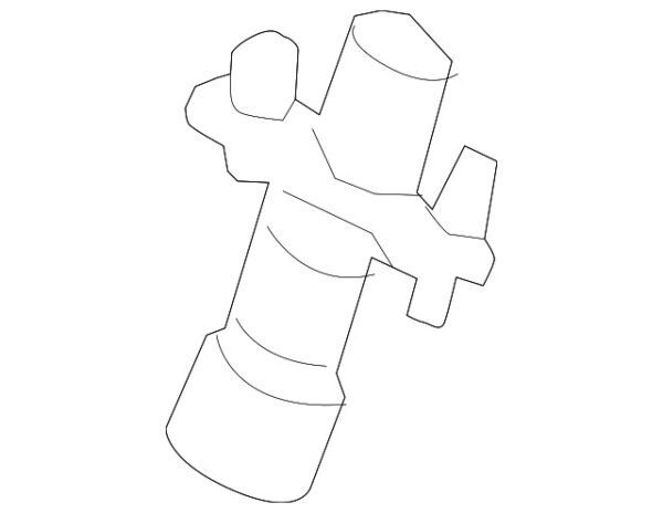 A0007500100 - Mercedes-Benz stop buffer for tailgate A0007500100