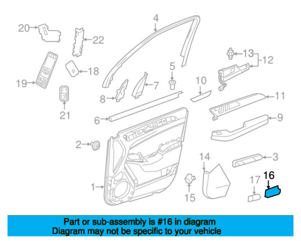A0008202503 - Mercedes-Benz Rear Courtesy Light A0008202503